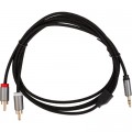 Кабель мультимедійний 3.5mm M to 2xRCA M 1.8m Cabletime (CA914005)