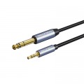 Кабель мультимедійний 6.35mm M to 3.5mm M 3.0m Cabletime (CA915279)