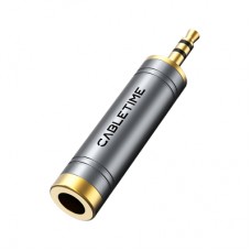 Перехідник 3.5mm M to 6.35mm F Cabletime (CA915132)