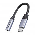 Переходник USB-C M to 3.5mm F Cabletime (CA915361)