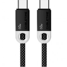 Дата кабель USB-C to USB-C 1.0m PD60W Cabletime (CA915743)