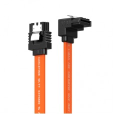 Кабель для передачі даних SATA III 0.5m 90° corner Cabletime (CA915903)