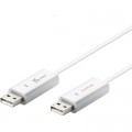 Дата кабель USB 2.0 AM/AM 1.8m Windows & Mac J5create (JUC400-N)
