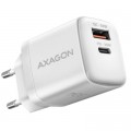 Зарядное устройство AXAGON 1xUSB QC4.0 + 1xUSB-C PD30W PPS white (ACU-PQ30W)