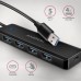 Концентратор AXAGON USB 3.1 to 4xUSB 3.0 black (HUE-C1A)