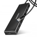 Концентратор AXAGON USB 3.1 to 7xUSB 3.0 black (HUE-F7A)