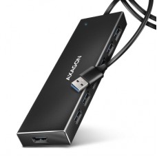Концентратор AXAGON USB 3.1 to 7xUSB 3.0 black (HUE-F7A)