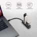 Концентратор AXAGON USB-C to 4xUSB 3.0 0.2m black (HUE-M1C)