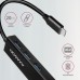 Концентратор AXAGON USB-C to 3xUSB-A + RJ45 0.2m metal black (HMC-GL3A)