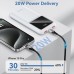 Батарея універсальна Vention 10000 mAh 22.5W Black LED Display Type (FHKB0)