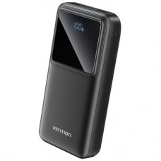 Батарея універсальна Vention 20000 mAh 22.5W Black LED Display Type (FHLB0)