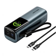 Батарея універсальна Vention 27000 mAh 200W Gray TFT Display Type (FKGH0)