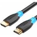 Кабель мультимедийный HDMI M to HDMI M 0.75m black Vention (AACBE)