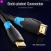 Кабель мультимедийный HDMI M to HDMI M 1.5m black Vention (AACBG)