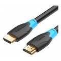 Кабель мультимедийный HDMI M to HDMI M 2.0m black Vention (AAGBH)