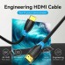 Кабель мультимедийный HDMI M to HDMI M 2.0m black Vention (AAGBH)
