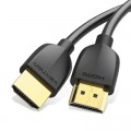 Кабель мультимедийный HDMI M to HDMI M 0.5m black Vention (AAIBD)