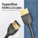 Кабель мультимедийный HDMI M to HDMI M 0.5m black Vention (AAIBD)