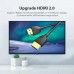Кабель мультимедийный HDMI M to HDMI M 0.5m black Vention (AAIBD)