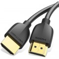Кабель мультимедийный HDMI M to HDMI M 1.5m black Vention (AAIBG)