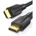 Кабель мультимедийный HDMI M to HDMI M 1.0m 8K black Vention (AANBF)