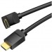 Кабель мультимедийный HDMI M to HDMI M 1.5m 90° corner black Vention (AAQBG)