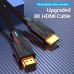 Кабель мультимедійний HDMI M to HDMI M 1.0m 8K60Hz cotton braided black Vention (AAUBF)