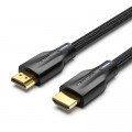 Кабель мультимедійний HDMI M to HDMI M 5.0m 8K60Hz cotton braided black Vention (AAUBJ)