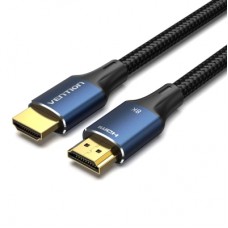 Кабель мультимедійний HDMI M to HDMI M 1.0m 8K60Hz cotton braided blue Vention (ALGLF)