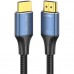 Кабель мультимедійний HDMI M to HDMI M 3.0m 8K60Hz cotton braided blue Vention (ALGLI)