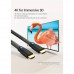 Кабель мультимедийный HDMI M to HDMI M 1.0m 4K cotton braided black zinc alloy Vention (ALMBF)