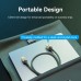 Кабель мультимедійний HDMI M to HDMI M 1.0m 8K60Hz ultra thin cotton braided green Vention (ALOGF)