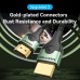 Кабель мультимедійний HDMI M to HDMI M 1.5m 8K60Hz ultra thin cotton braided green Vention (ALOGG)