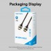 Кабель мультимедійний HDMI M to HDMI M 1.5m 8K60Hz ultra thin cotton braided green Vention (ALOGG)