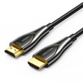 Кабель мультимедійний HDMI M to HDMI M 35.0m 4K60Hz fiber optic black Vention (ALSBU)