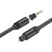 Кабель мультимедійний Optical Toslink 1.0m black Vention (BAEBF)