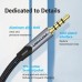 Кабель мультимедийный 3.5mm M to 3.5mm M 1.0m (4pin) gray Vention (BAQHF)