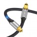 Кабель мультимедийный Optical Toslink 1.0m gray Vention (BAVHF)