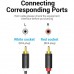 Кабель мультимедійний 2xRCA M to 2xRCA M 1.5m black Vention (BCMBG)
