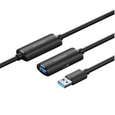 Дата кабель USB 3.0 AM/AF 5.0m Active black Vention (CBMBJ)