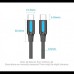 Дата кабель USB-C to USB-C 1.5m 5A black Vention (COTBG)