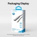 Кабель мультимедійний USB-C to DisplayPort M 0.25m 8K black Vention (CRGBC)