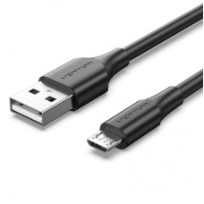 Дата кабель USB 2.0 AM to Micro 5P 1.0m 2A black Vention (CTIBF)