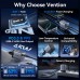 Зарядний пристрій Vention 2xUSB-C PD45W GaN transparent gray (FCFH0-EU)