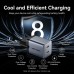Зарядний пристрій Vention 2xUSB-C PD45W GaN transparent gray (FCFH0-EU)