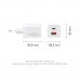 Зарядний пристрій Vention 1xUSB-C PD70W + 1xUSB QC3.0 22.5W GaN transparent gray (FCGH0-EU)