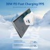 Зарядное устройство Vention 1xUSB-C PD30W + 1xUSB QC3.0 30W GaN black (FEQB0-EU)