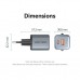Зарядний пристрій Vention 1xUSB-C PD30W + 1xUSB QC3.0 18W GaN gray (FEWH0-EU)