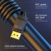 Кабель мультимедійний DisplayPort M to DisplayPort M 1.5m 4K60Hz black Vention (HACBG)