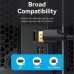 Кабель мультимедійний DisplayPort M to DisplayPort M 1.0m 4K60Hz black Vention (HAKBF)